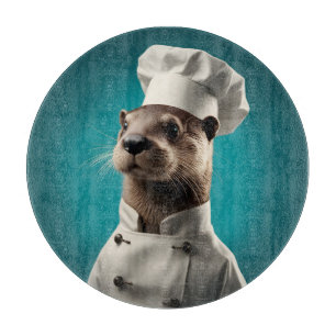 Chef Otter Cutting Board