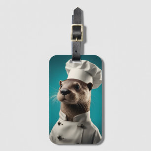 Chef Otter Luggage Tag