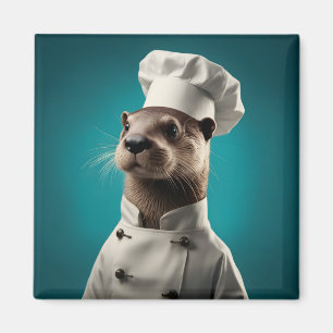 Chef Otter Magnet