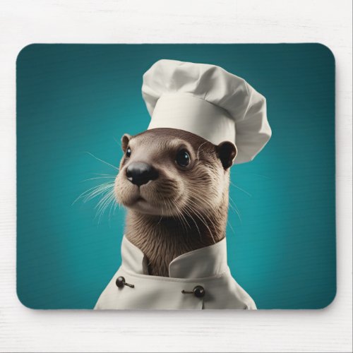 Chef Otter Mouse Pad