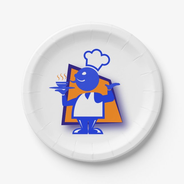Chef Paper Plates (Front)