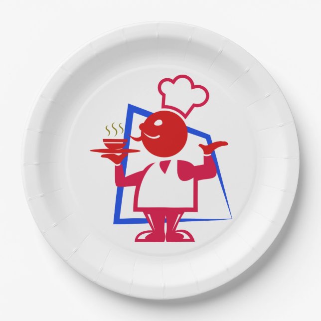 Chef Paper Plates (Front)