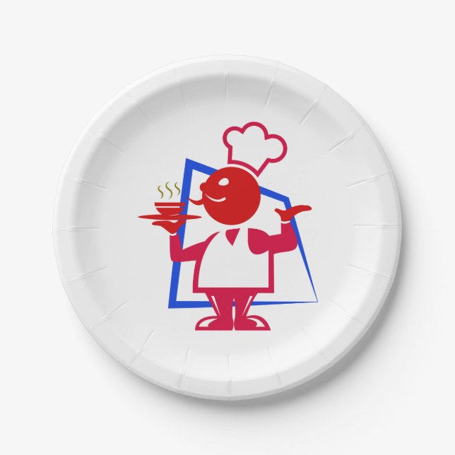 Chef Paper Plates (Front)