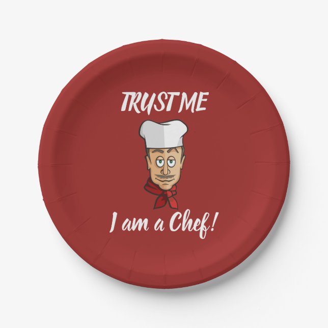 Chef Paper Plates (Front)