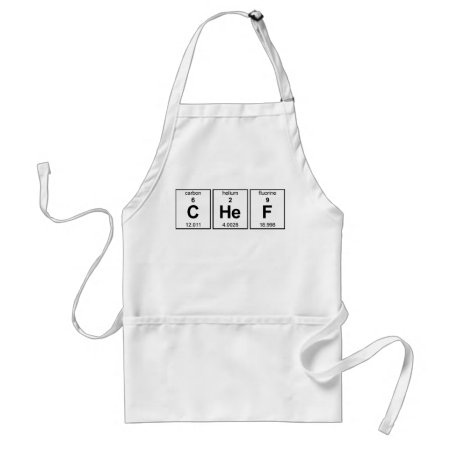 Chef Periodic Table Adult Apron