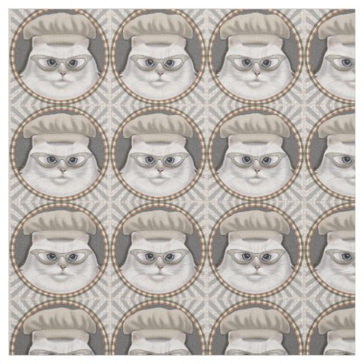 Chef Persian Cat Fabric