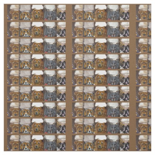 Chef Pet Art Fabric