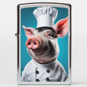 Chef Pig Zippo Lighter