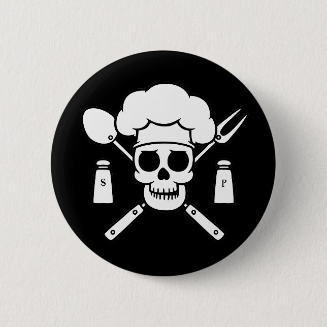 Chef Pirate Button (Front)