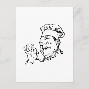 chef postcard