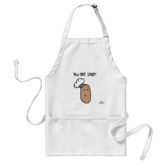 Chef Potato! Adult Apron (Front)