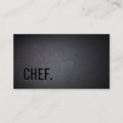 Chef Professional Dark Minimalist