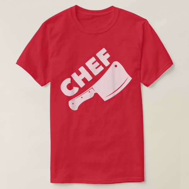 Chef Proud Baker Sous Culinary Gangster Kitchen Lo T-Shirt (Design Front)