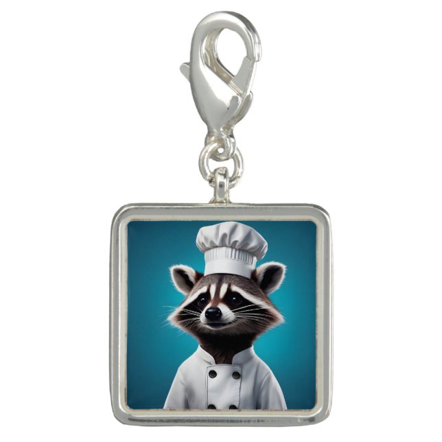 Chef Raccoon Charm (Front)