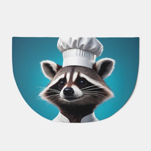 Chef Raccoon Doormat