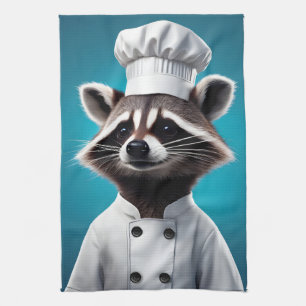 Chef Raccoon Kitchen Towel