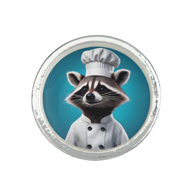 Chef Raccoon Ring (Front)