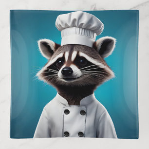 Chef Raccoon Trinket Tray