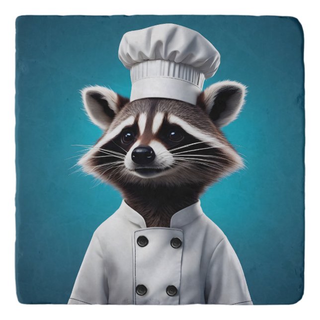 Chef Raccoon Trivet (Front)