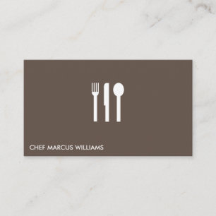 Chef Restaurant Business Card