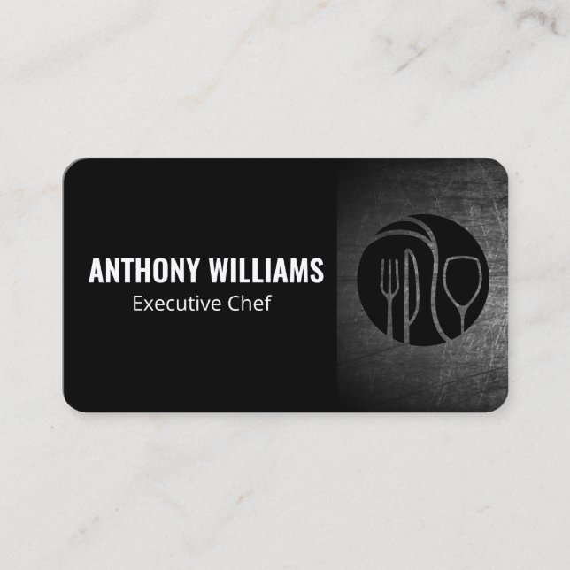 Chef | Restaurant | Fine Dining Business Card (Front)