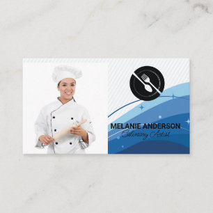 Chef   Restaurant Logo Business Card
