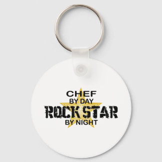 Chef Rock Star by Night Keychain