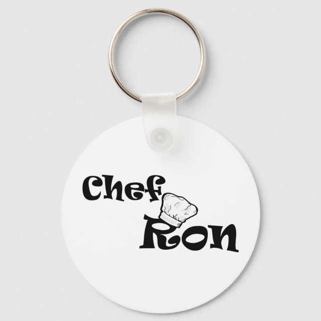 Chef Ron Keychain (Front)