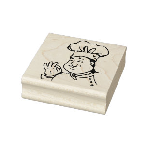 Chef Rubber Stamp