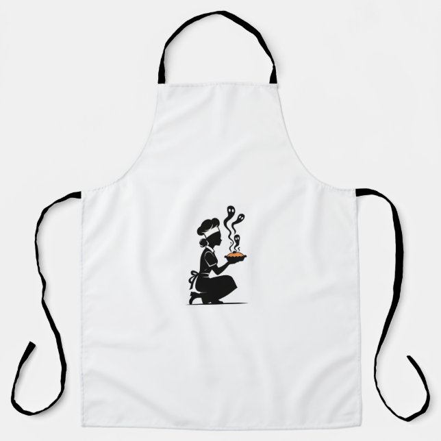  Chef’s Delight Cooking Apron Perfect Gift for Her (Front)