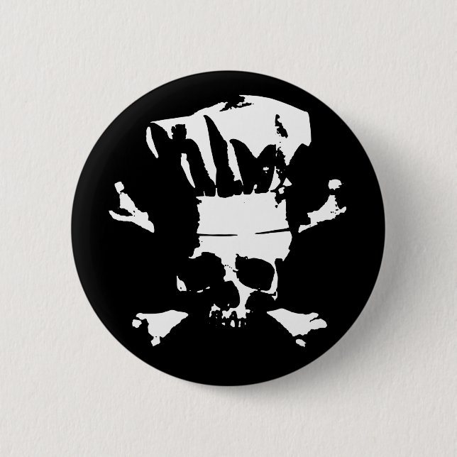 Chef Scalawag Button (Front)