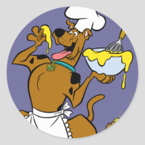 Chef Scooby-Doo Thanksgiving Classic Round Sticker