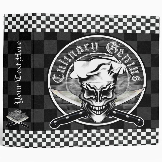 Chef Skull 1 Binder (Front/Spine)