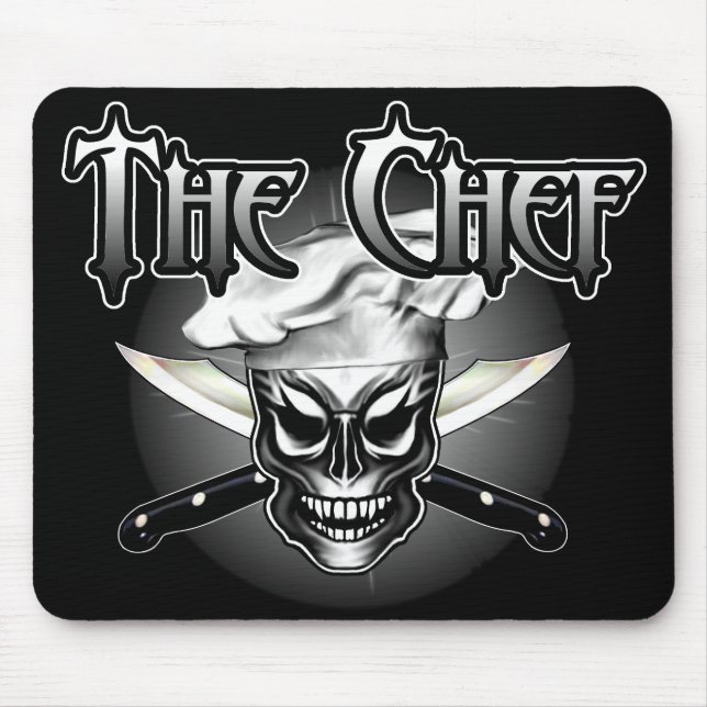Chef Skull 1 Mouse Pad (Front)