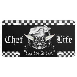 Chef Skull 3.1 License Plate