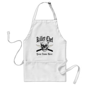 Chef Skull 4: Killer Chef Adult Apron