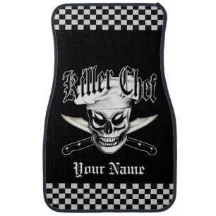 Chef Skull 4: Killer Chef Car Mat