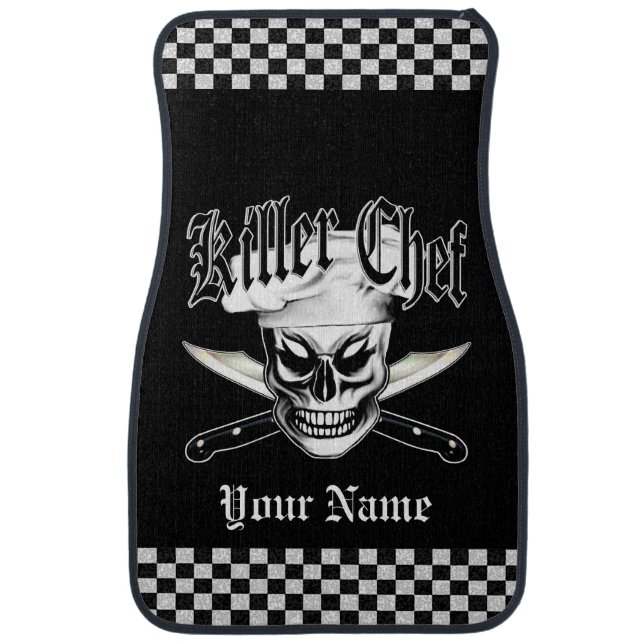 Chef Skull 4: Killer Chef Car Mat (Front)