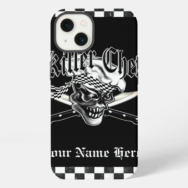 Chef Skull 5 Iphone Case (Back)