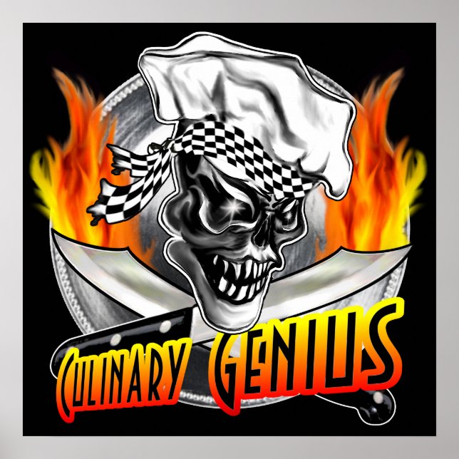 Chef Skull 5 Poster (Front)