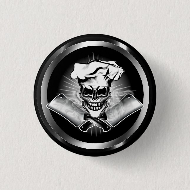 Chef Skull 6 Button (Front)