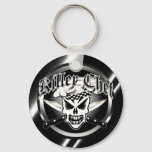 Chef Skull And Crossed Chef Knives 2 Keychain at Zazzle