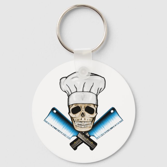 Chef_Skull_C1 Keychain (Front)