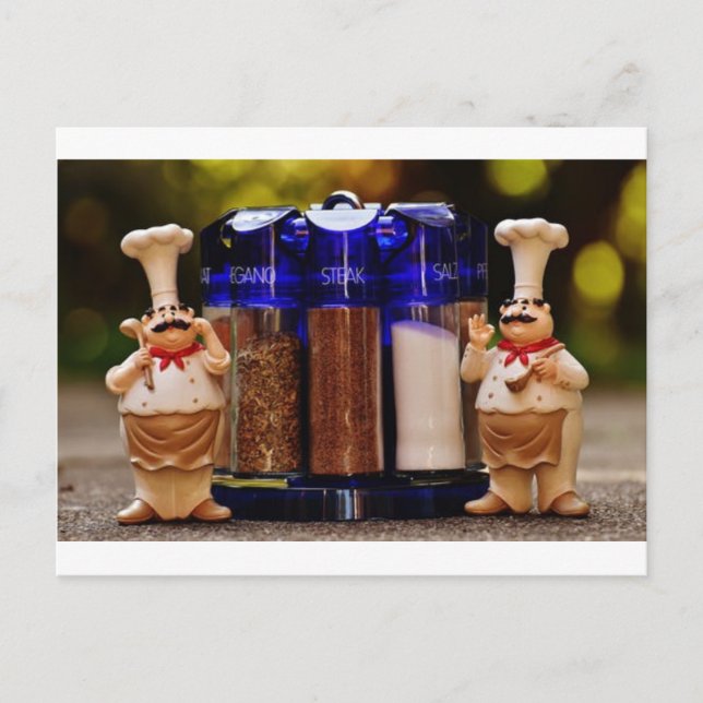 Chef Stand Postcard (Front)