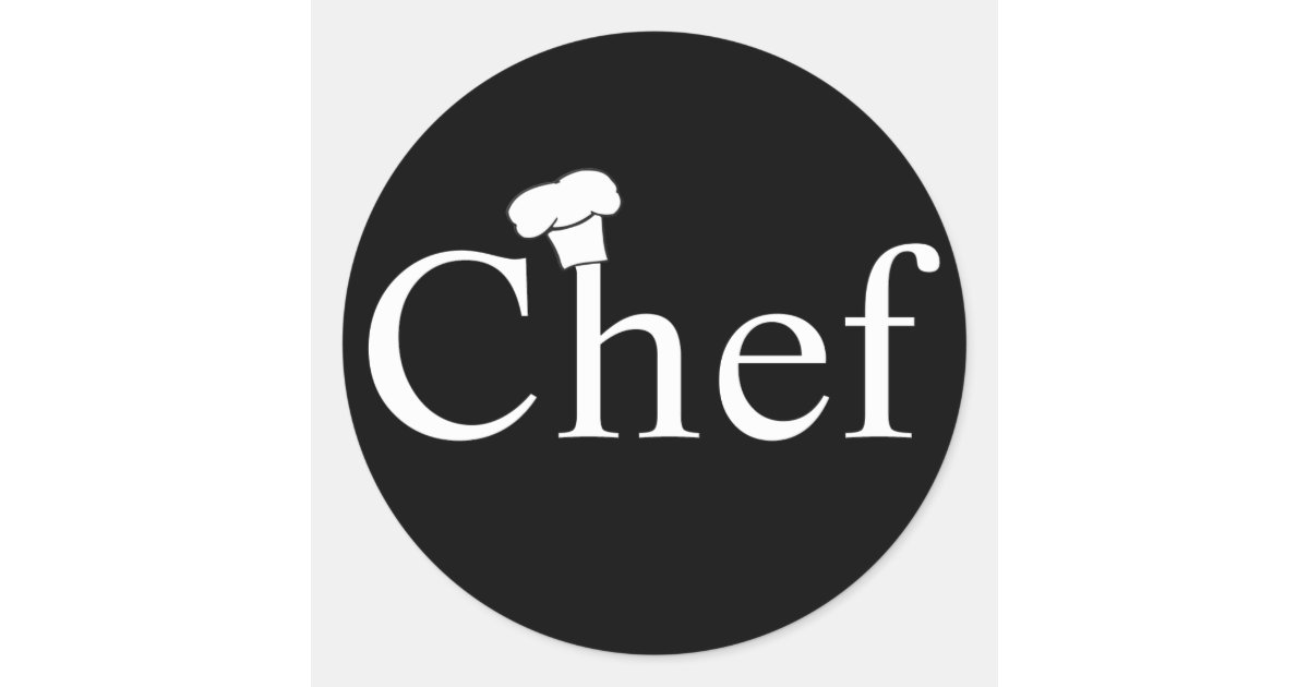 Chef Sticker Zazzle