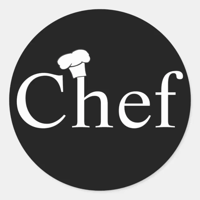 Chef Sticker | Zazzle