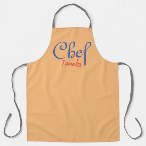 Chef tamales apron