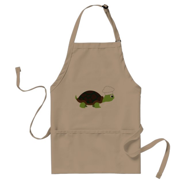 Chef Turtle Adult Apron (Front)