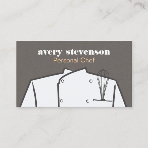 Customizable Personal Chef Business Card