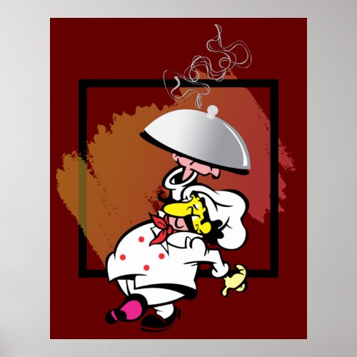 Chef  Wall art for Kitchen Cook Food Restaurant 